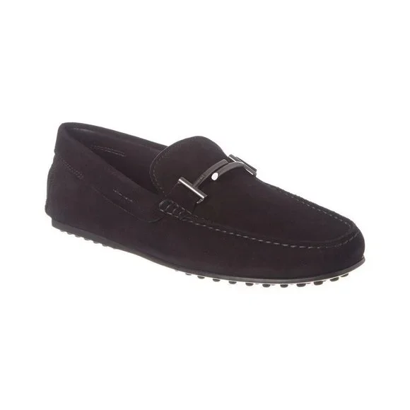 Tod’s Dark Brown Rust Double T Loafers City Gommino Driving Shoes US 10 Tod main image 3